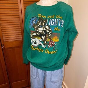 Vintage Green Graphic Sweatshirt